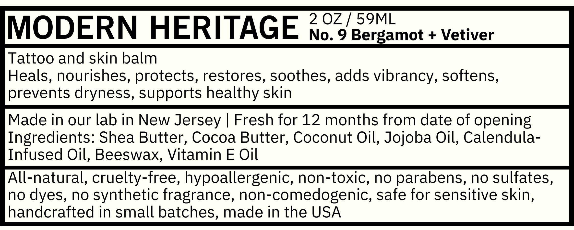 No. 9 Bergamot + Vetiver