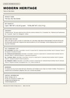 The Duo product information: two jars, net quantity, directions for use and full ingredient list for every scent